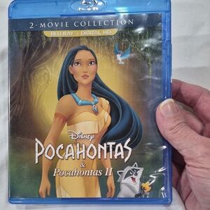 Disney Pocahontas & Pocahontas II Blu-ray in Blue Case